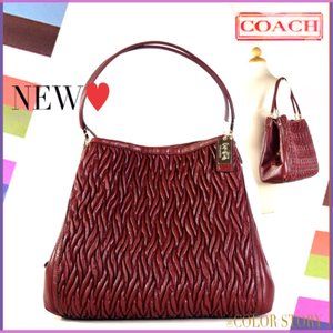 Coach 26257 Madison Gathered Twist Phoebe  Leather